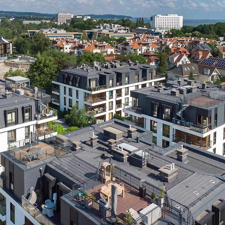 Ferienwohnung Royal Baltic - Bursztynowa Premium Danzig Exterior foto