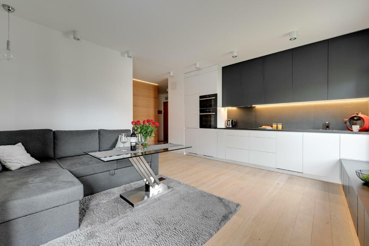 Ferienwohnung Royal Baltic - Bursztynowa Premium Danzig Exterior foto