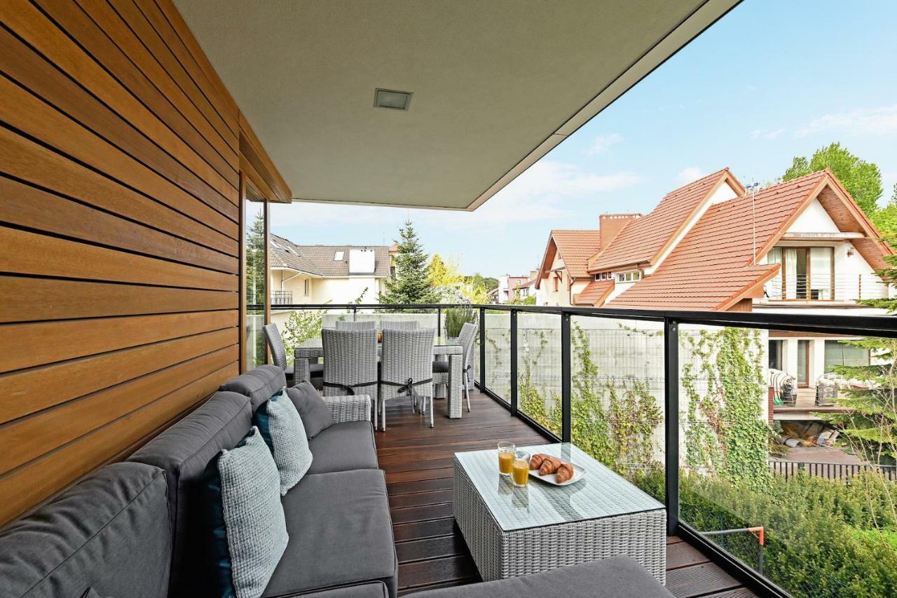 Ferienwohnung Royal Baltic - Bursztynowa Premium Danzig Exterior foto