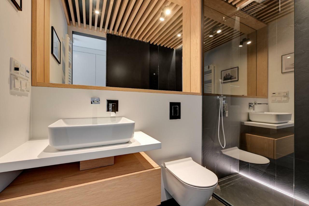 Ferienwohnung Royal Baltic - Bursztynowa Premium Danzig Exterior foto