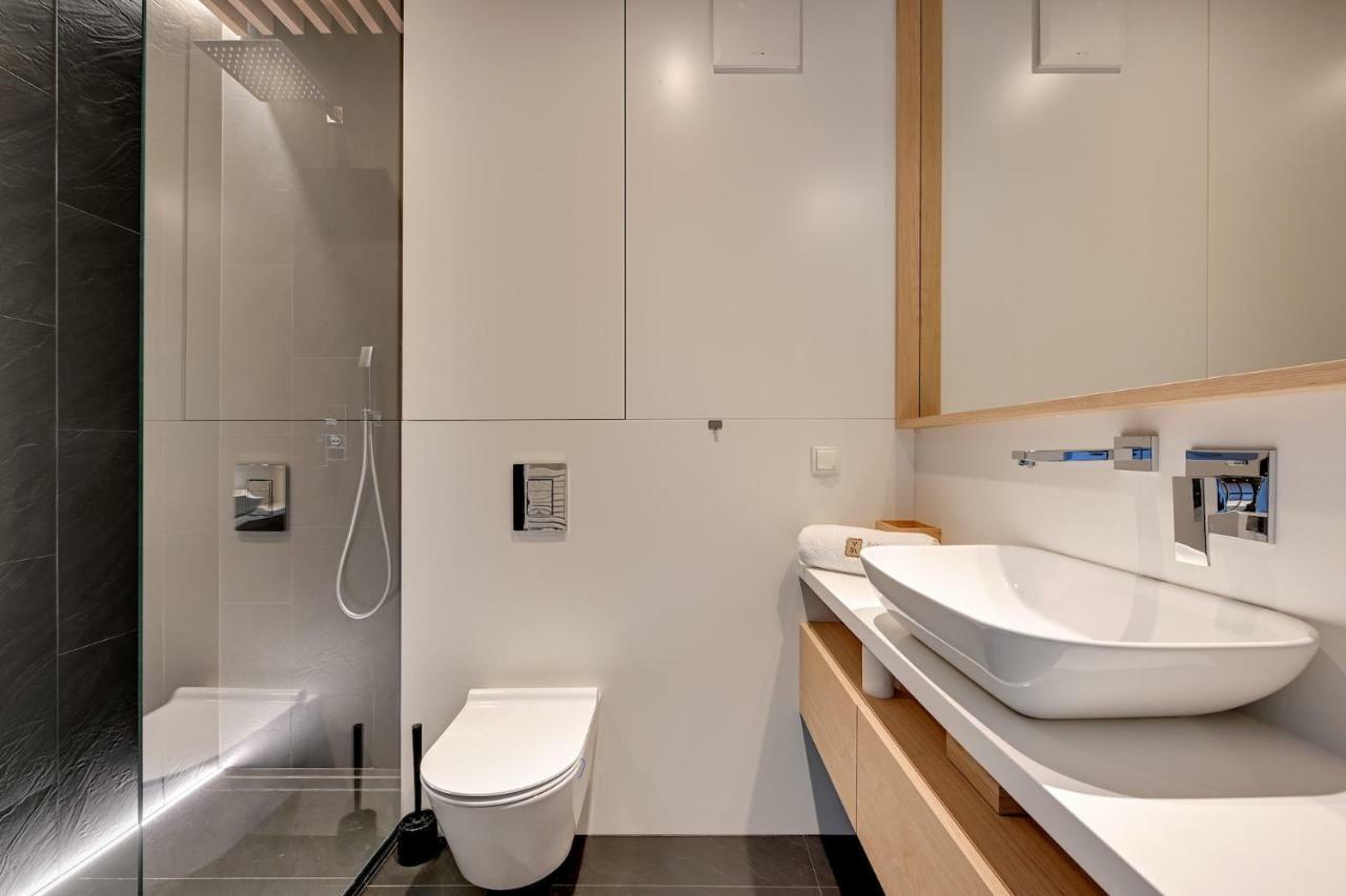 Ferienwohnung Royal Baltic - Bursztynowa Premium Danzig Exterior foto