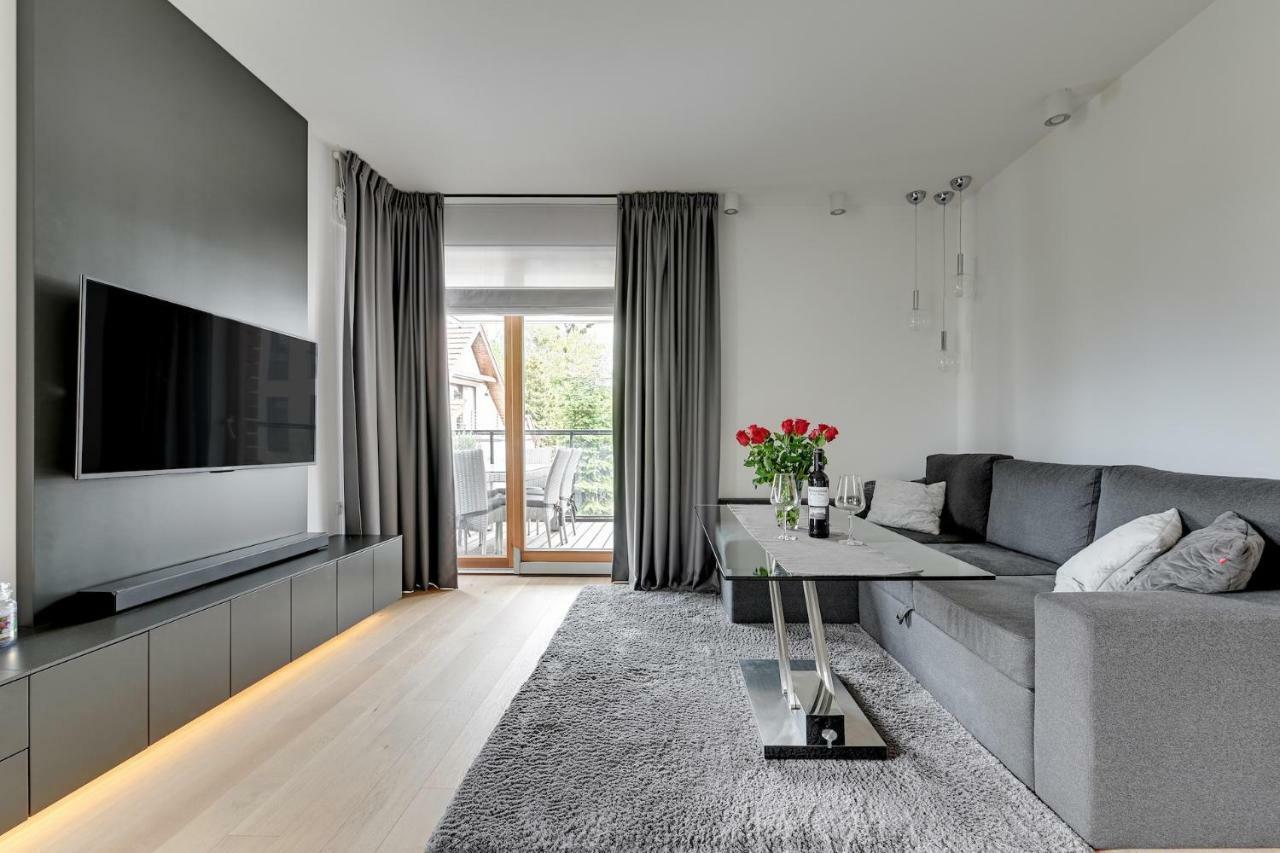 Ferienwohnung Royal Baltic - Bursztynowa Premium Danzig Exterior foto